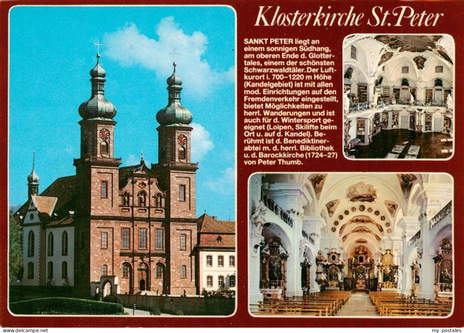 73929326 St_Peter_Schwarzwald Klosterkirche Inneres - St. Peter