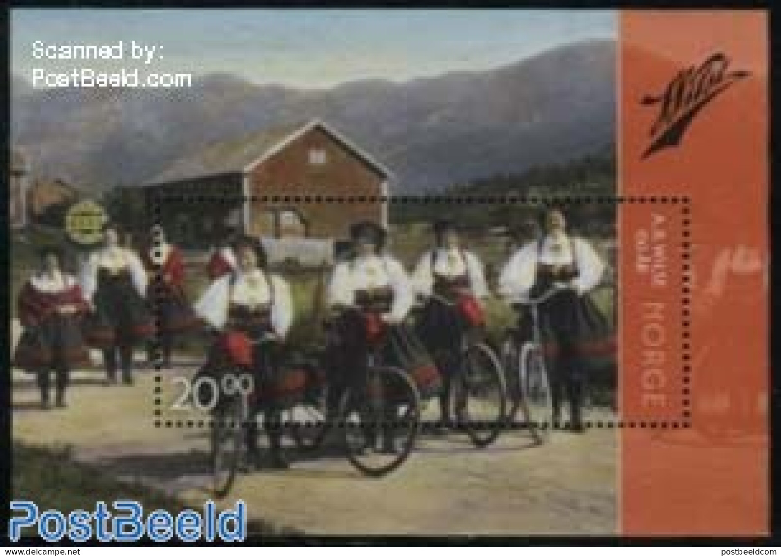 Norway 2015 Anders Beer Wilse S/s, Mint NH, Sport - Various - Cycling - Costumes - Art - Photography - Unused Stamps