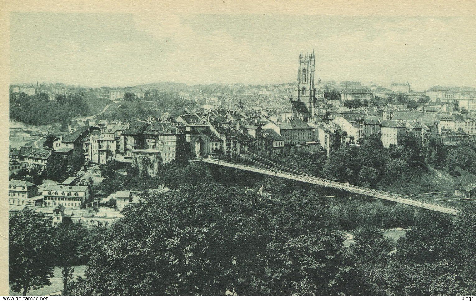 0-CHEFR 01 02 - FRIBOURG - LE GRAND PONT SUSPENDU - Fribourg