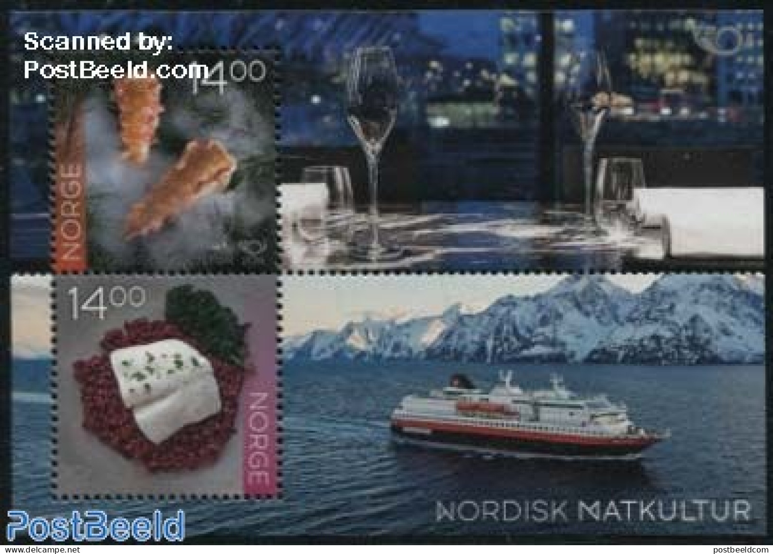 Norway 2016 Norden, Food Culture S/s, Mint NH, Health - History - Transport - Food & Drink - Europa Hang-on Issues - S.. - Neufs