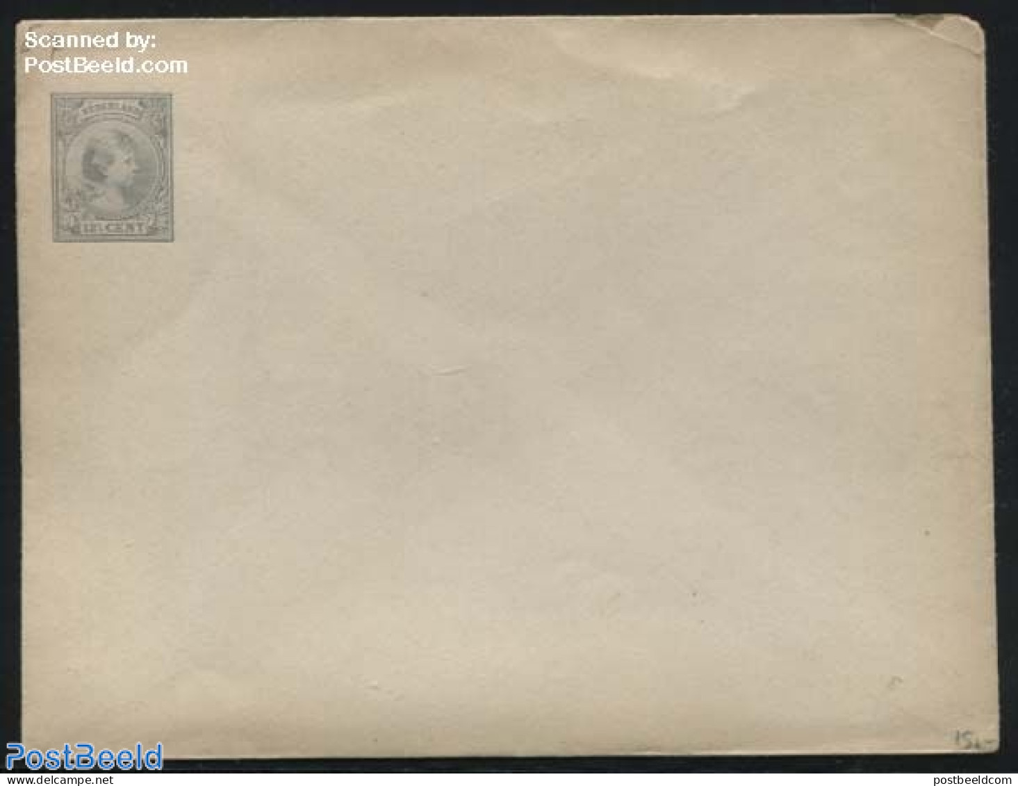 Netherlands 1896 Envelope 12.5c Grey, Unused Postal Stationary - Lettres & Documents