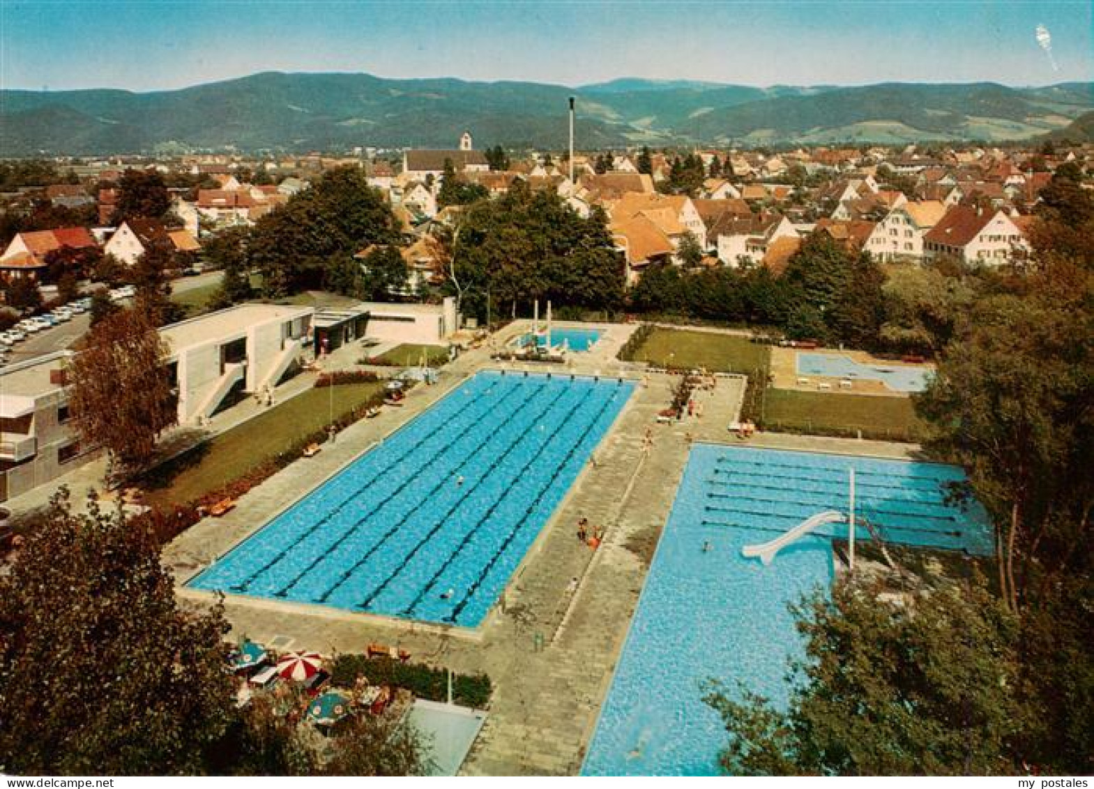 73929161 Kirchzarten Schwimmbad Panorama - Kirchzarten