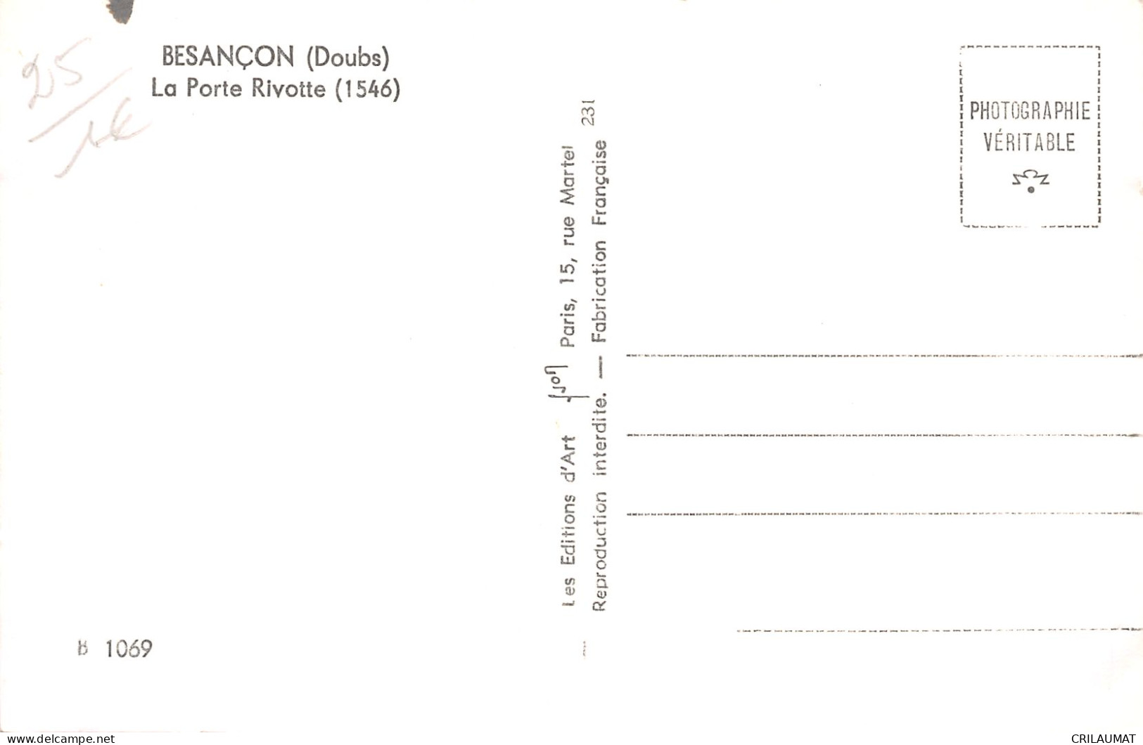 25-BESANCON-N°T5058-B/0231 - Besancon