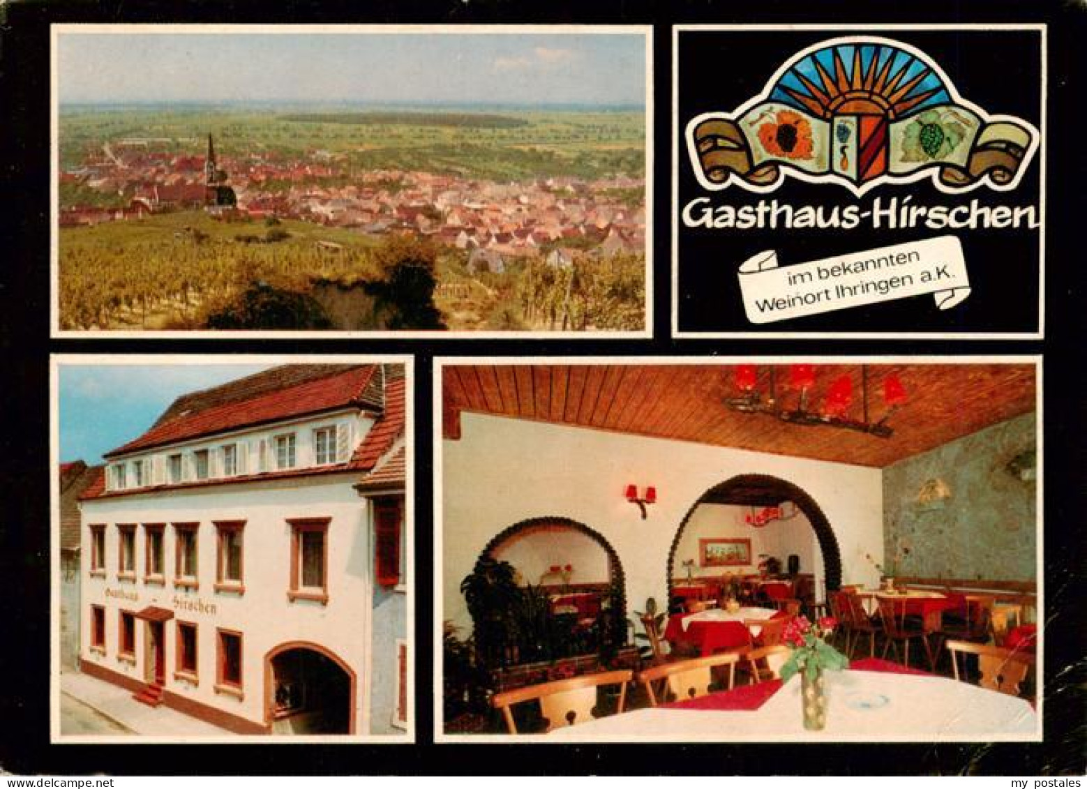 73929154 Ihringen_Kaiserstuhl Panorama Gasthaus Hirschen Gaststube - Ihringen