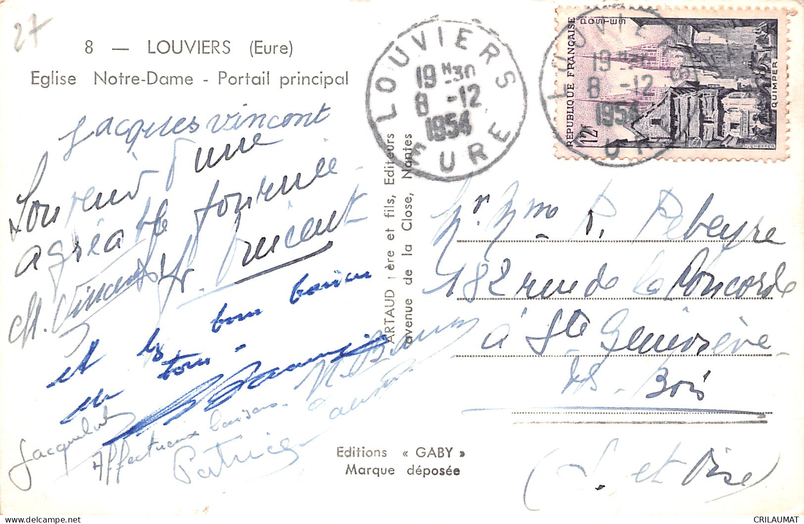 27-LOUVIERS-N°T5058-B/0063 - Louviers