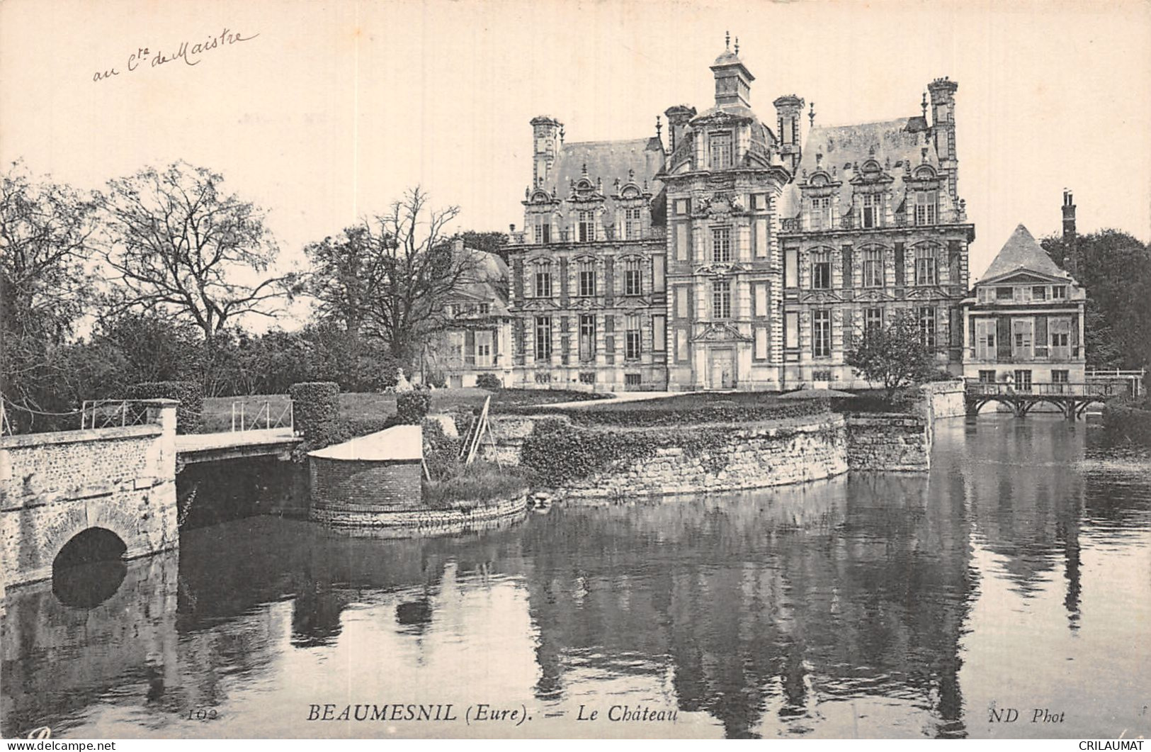 27-BEAUMESNIL-N°T5058-A/0367 - Beaumesnil