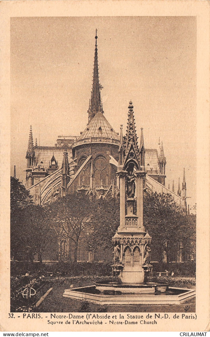 75-PARIS NOTRE DAME-N°T5058-A/0341 - Notre Dame Von Paris
