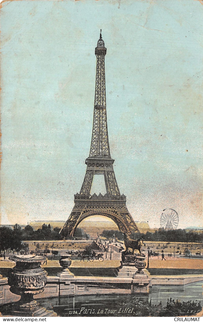 75-PARIS LA TOUR EIFFEL-N°T5058-A/0327 - Eiffeltoren