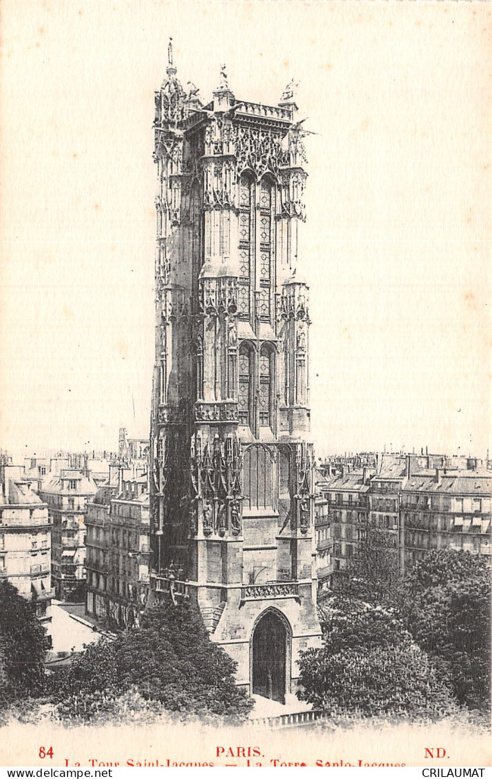 75-PARIS LA TOUR SAINT JACQUES-N°T5058-A/0267 - Autres & Non Classés