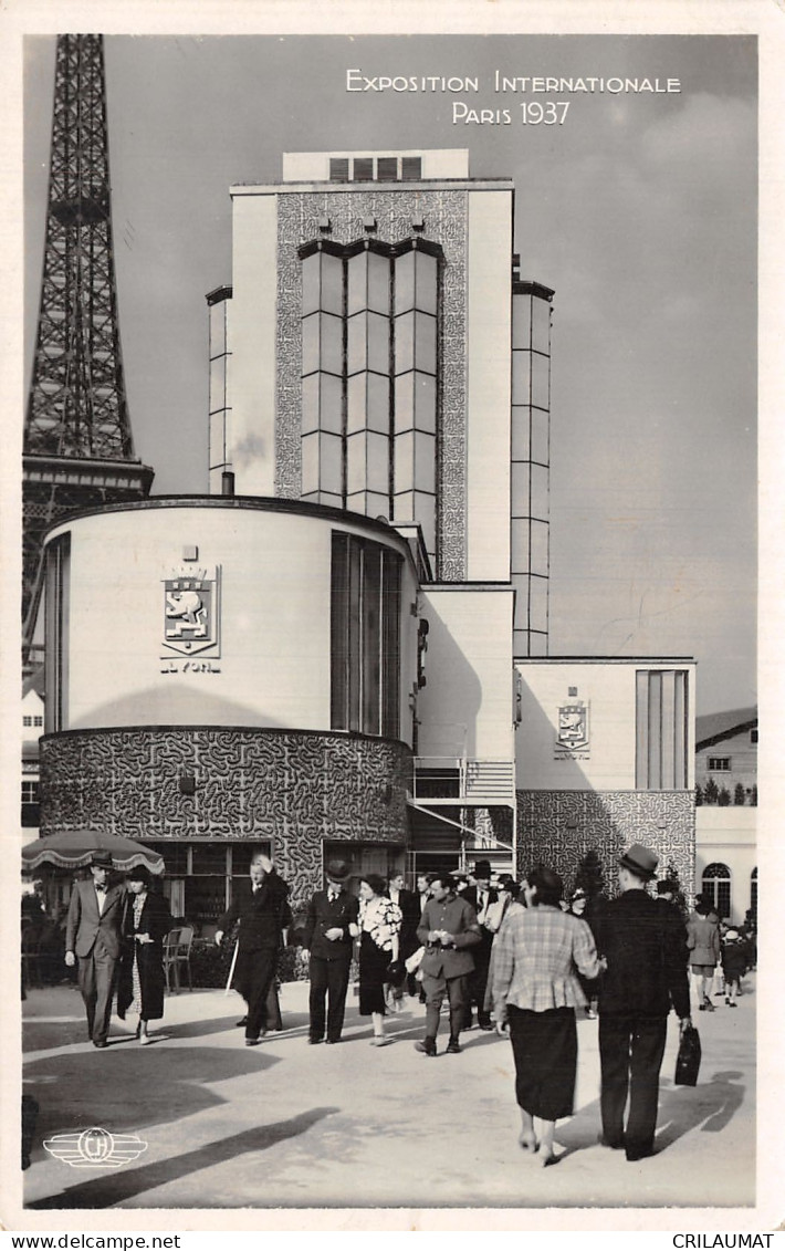 75-PARIS EXPO INTERNATIONALE 1937 PAVILLON DU LYONNAIS-N°T5058-A/0185 - Expositions