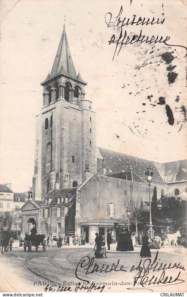 75-PARIS EGLISE SAINT GERMAIN DES PRES-N°T5058-A/0151 - Churches