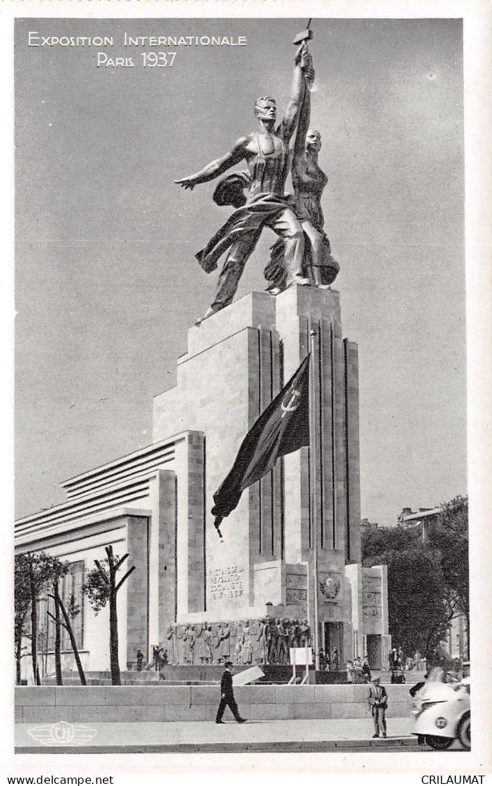 75-PARIS EXPO INTERNATIONALE 1937 PAVILLON DE L U R S S-N°T5058-A/0133 - Tentoonstellingen