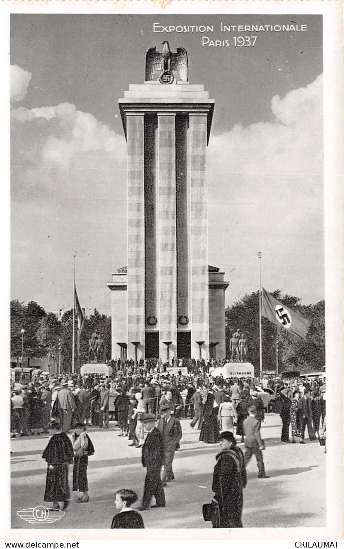 75-PARIS EXPO INTERNATIONALE 1937 PAVILLON DE L Allemagne-N°T5058-A/0131 - Tentoonstellingen