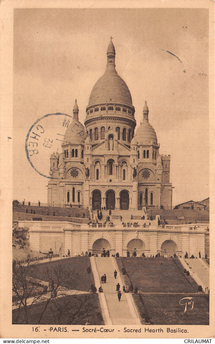 75-PARIS SACRE CŒUR-N°T5058-A/0013 - Sacré Coeur