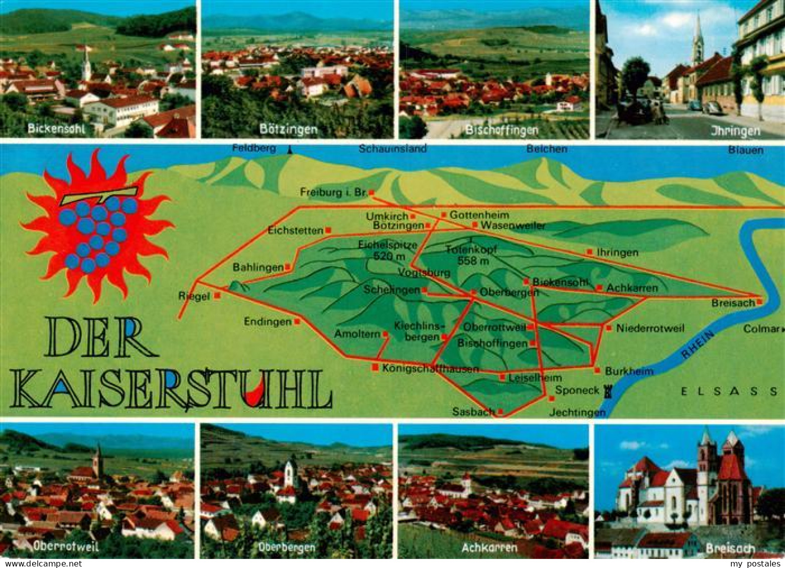 73929106 Kaiserstuhl_Region Mit Den Weinorten Bickensohl Boetzingen Ihringen  Bi - Ihringen