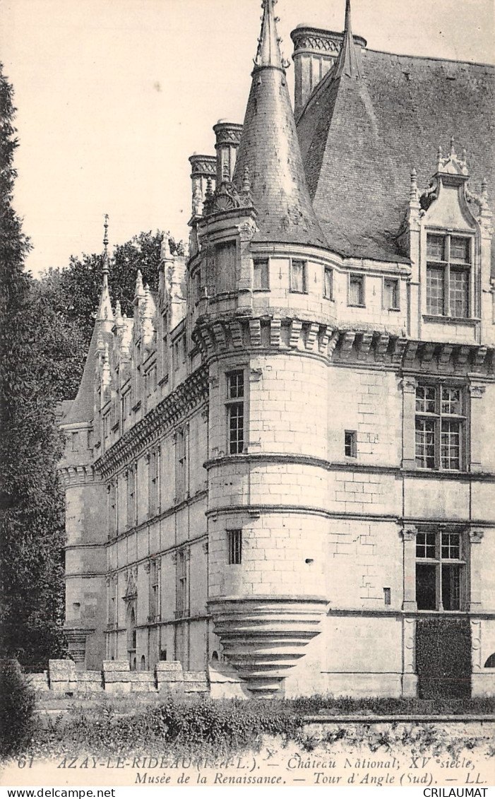 37-AZAY LE RIDEAU-N°T5059-B/0059 - Azay-le-Rideau