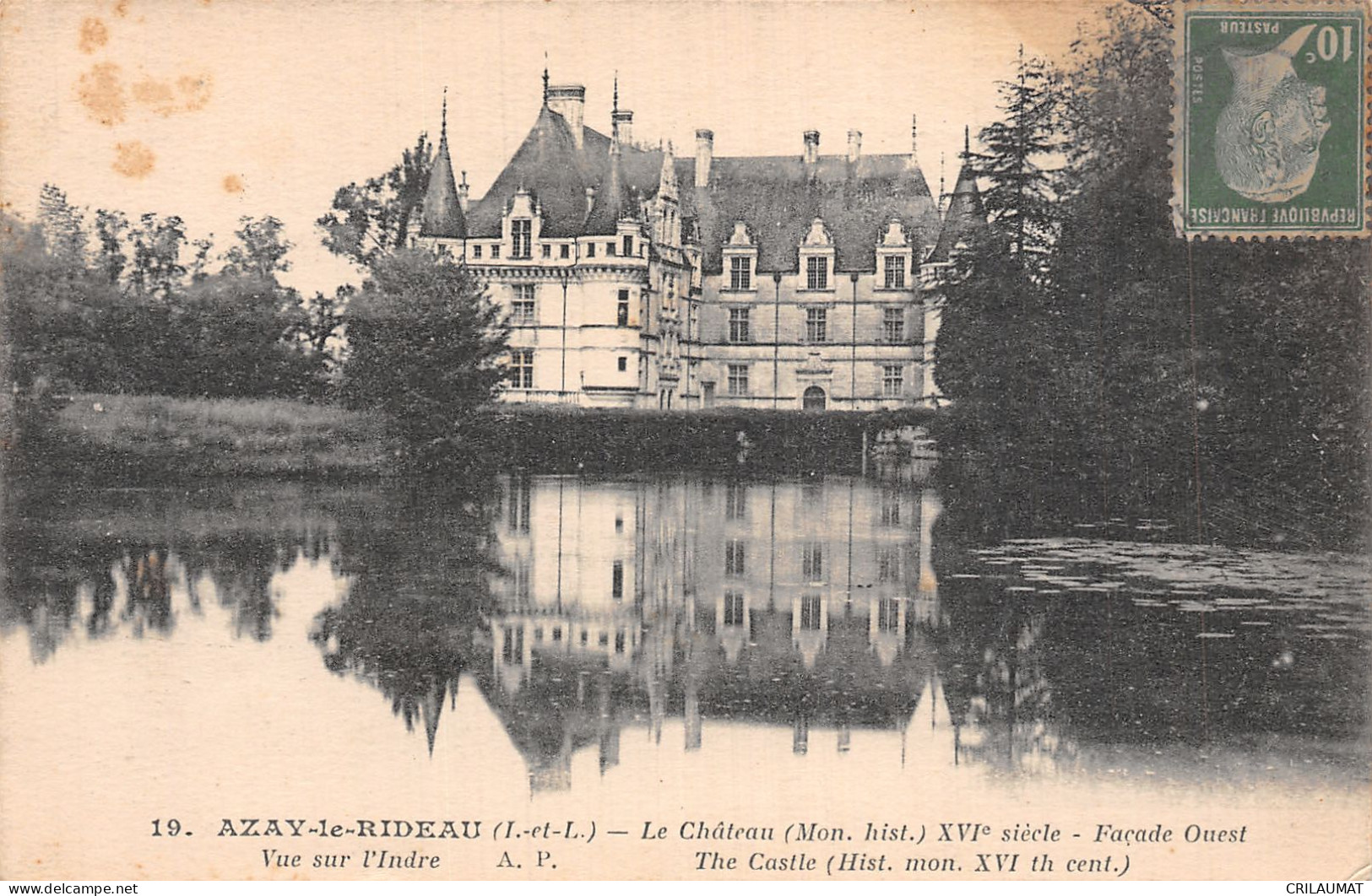 37-AZAY LE RIDEAU-N°T5059-A/0383 - Azay-le-Rideau