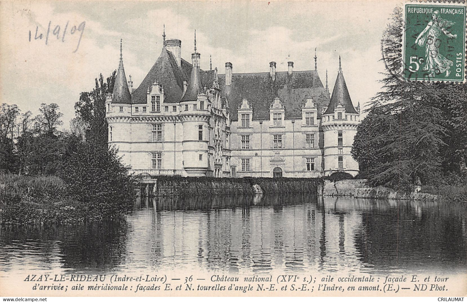 37-AZAY LE RIDEAU-N°T5059-A/0375 - Azay-le-Rideau