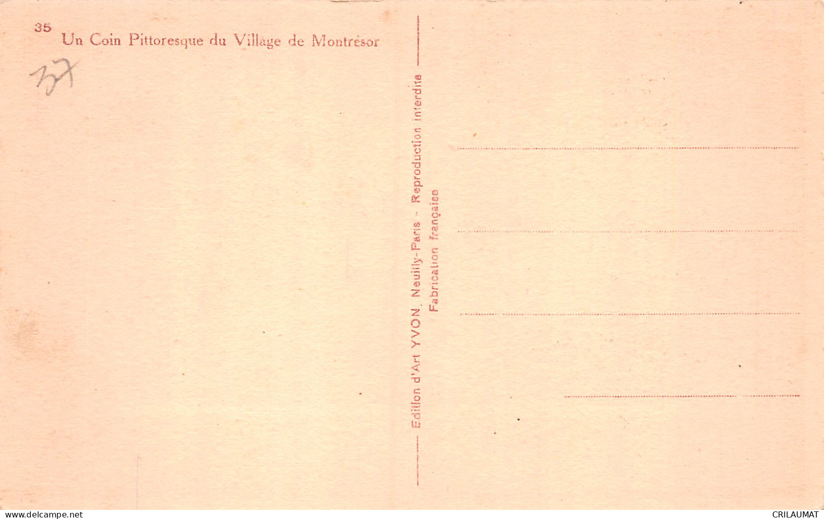 37-MONTRESOR-N°T5059-A/0187 - Montrésor