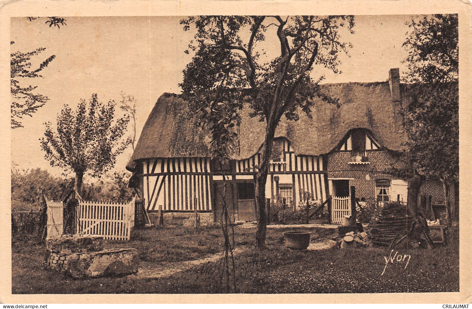 76-JUMIEGES FERME NORMANDE-N°T5059-C/0379 - Jumieges