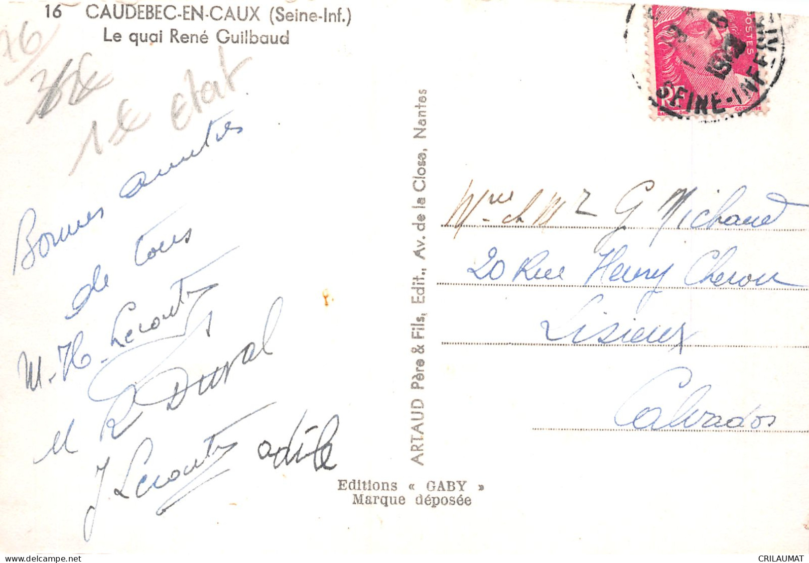 76-CAUDEBEC EN CAUX-N°T5059-C/0195 - Caudebec-en-Caux