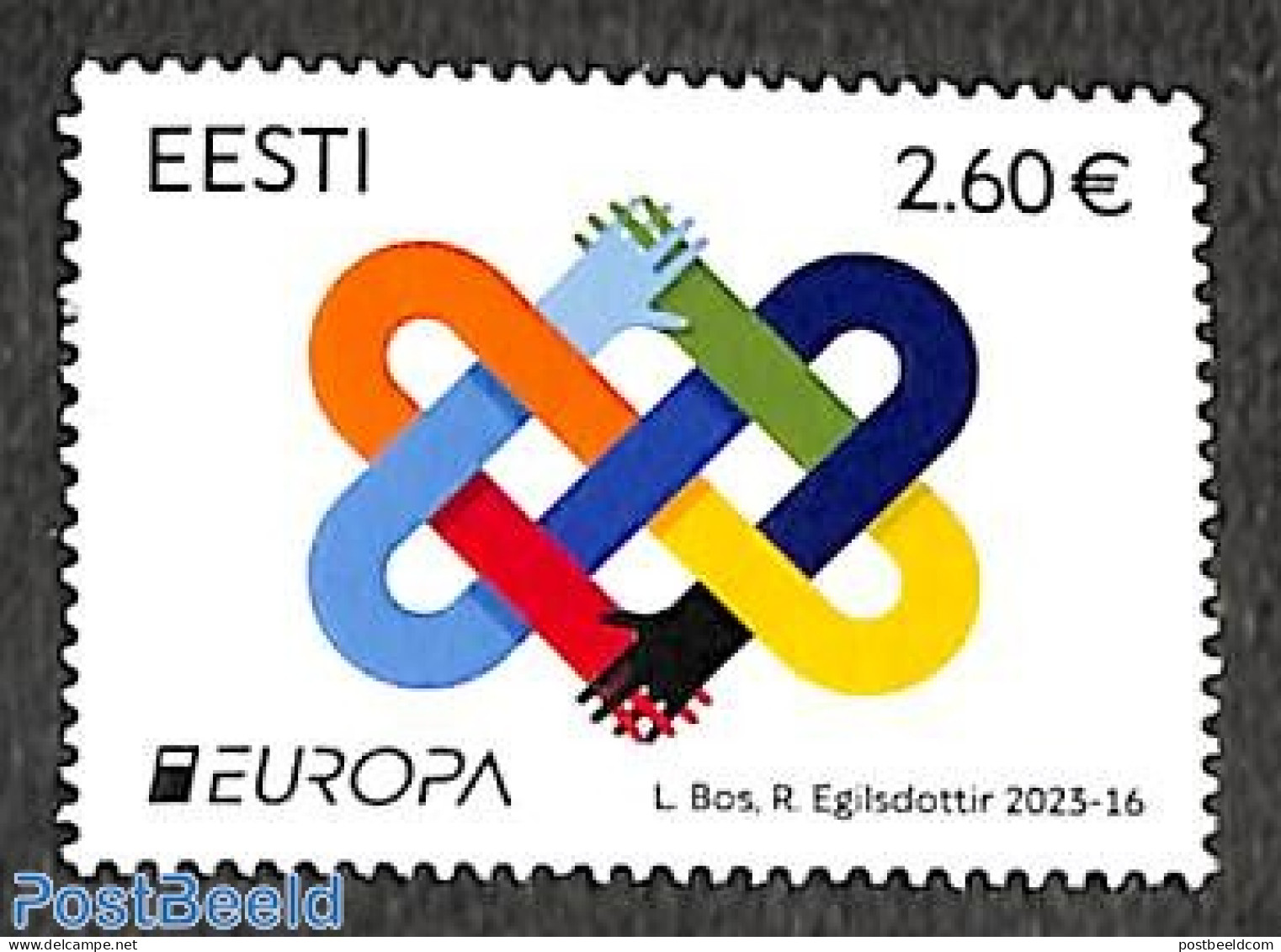Estonia 2023 Europa, Peace & Freedom 1v, Mint NH, History - Various - Europa (cept) - Peace - Joint Issues - Emisiones Comunes