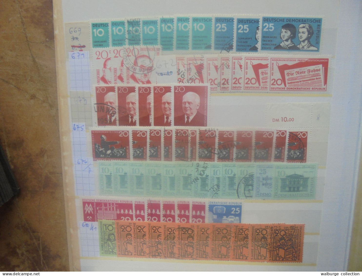 +++PRIX CADEAU+++D.D.R 1958-1970 TRES BEAU LOT MULTIPLES NEUFS Et OBLITERES (3 KILOS 500)(PAS D'OFFRES INFERIEURES) - Unused Stamps