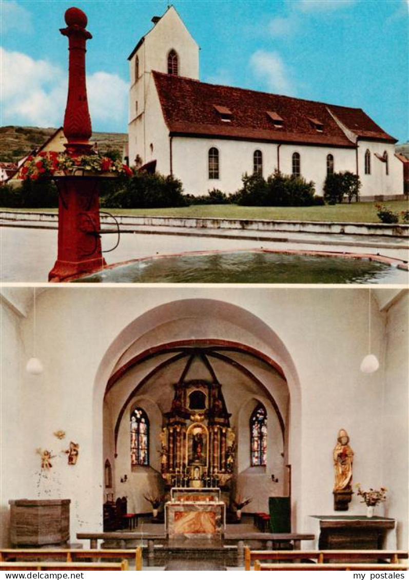 73929053 Boetzingen Pfarrkirche St Laurentius Inneres - Bötzingen