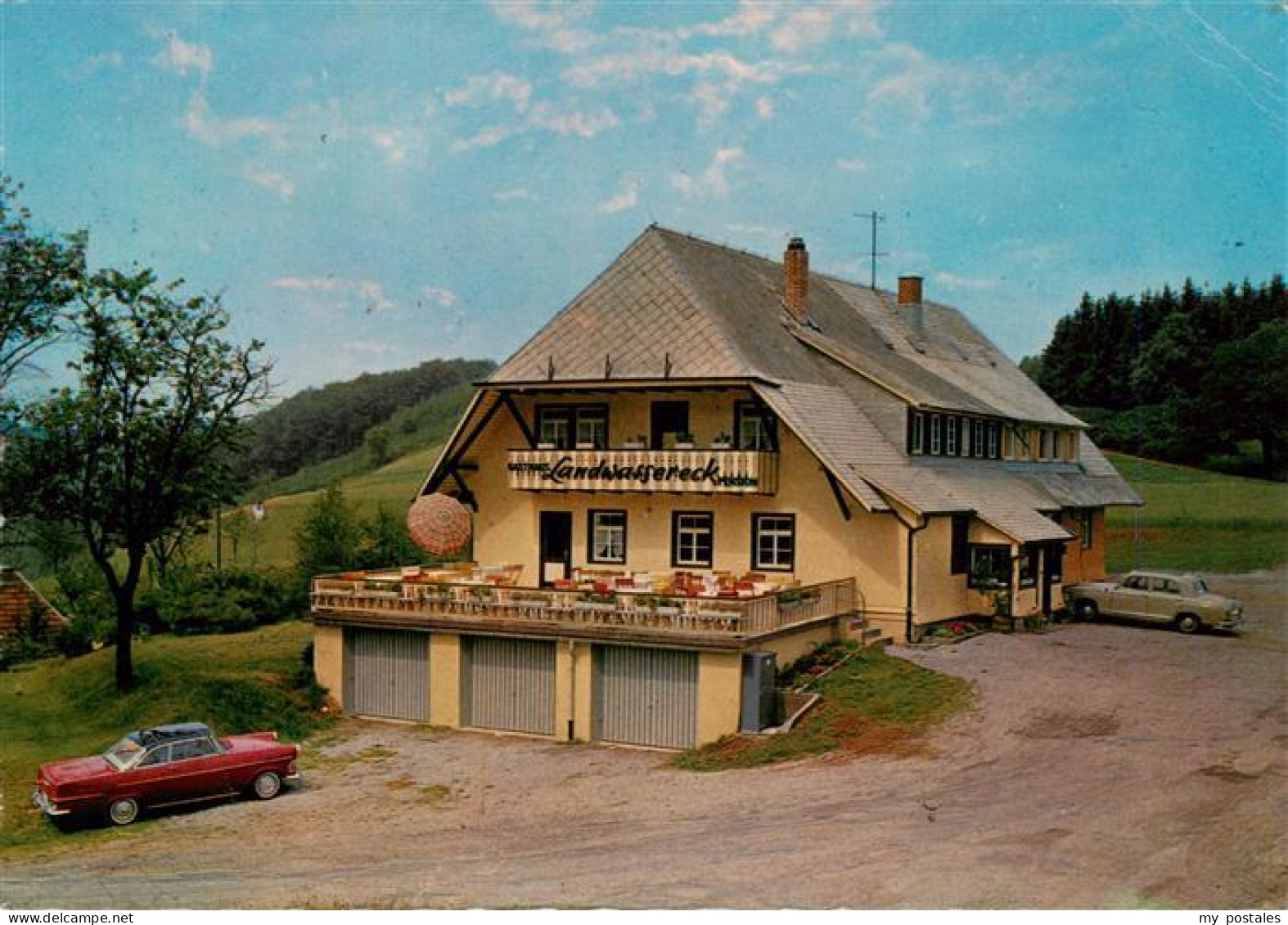 73929026 Oberprechtal_Elzach_Elztal_BW Hoehengasthaus Pension Landwassereck - Elzach