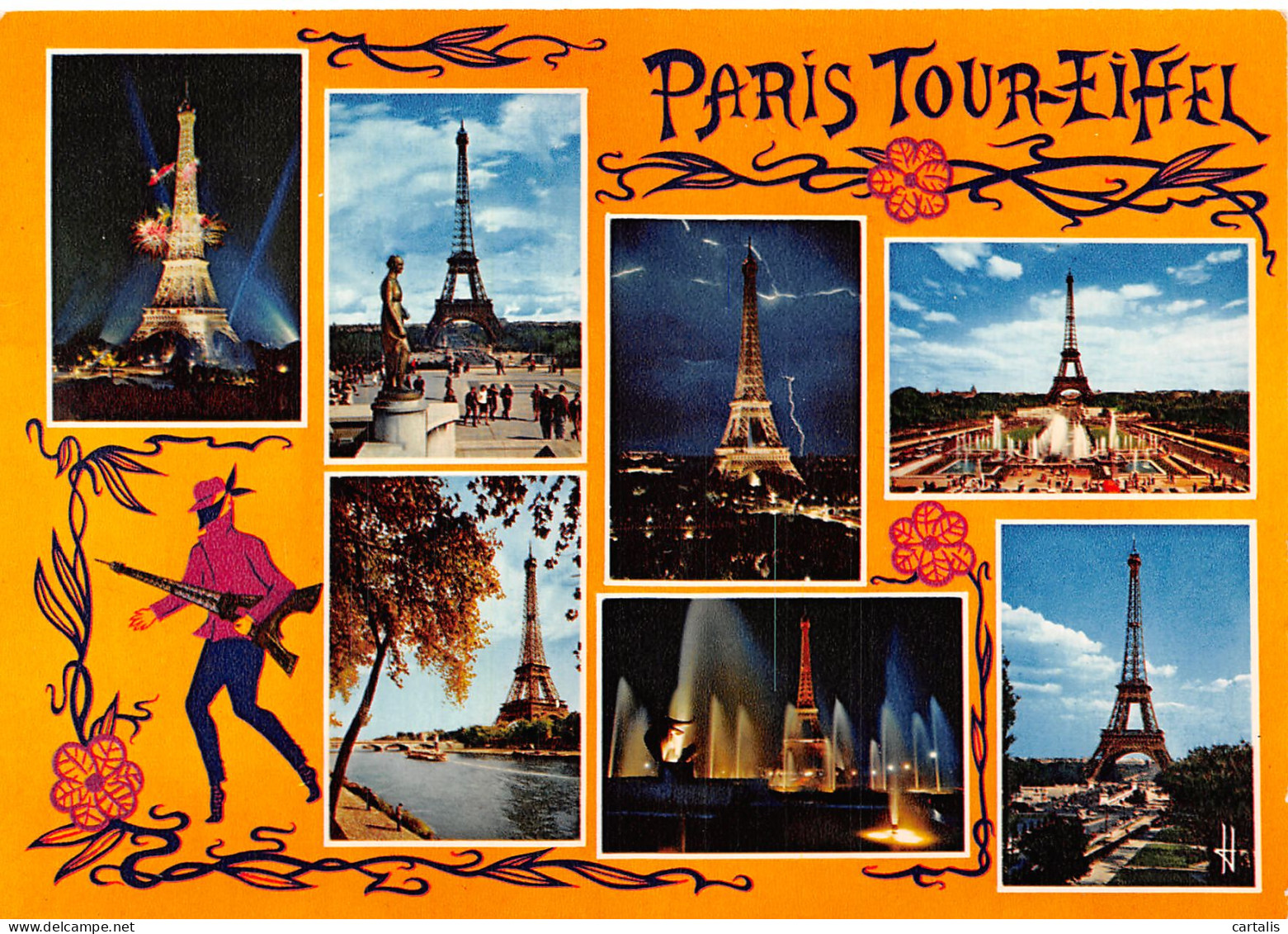 75-PARIS LA TOUR EIFFEL-N°4254-C/0121 - Tour Eiffel