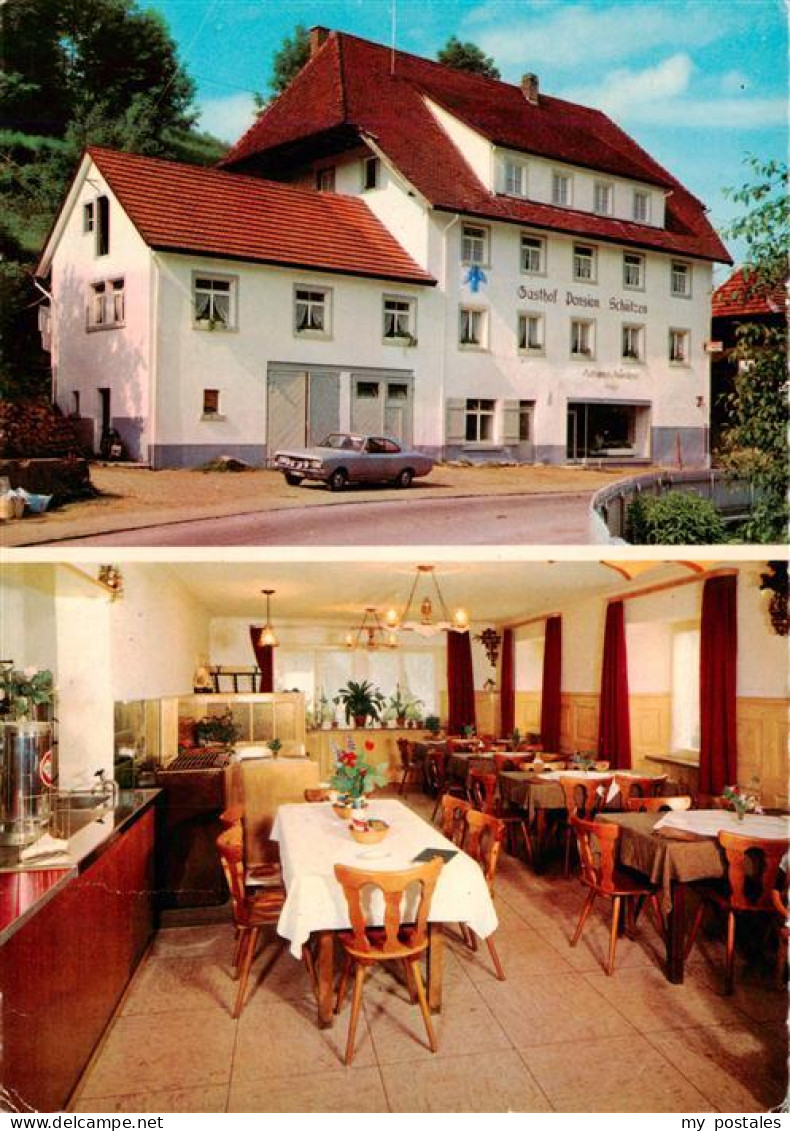 73929010 Oberprechtal_Elzach_Elztal_BW Gasthof Pension Schuetzen Gastraum - Elzach