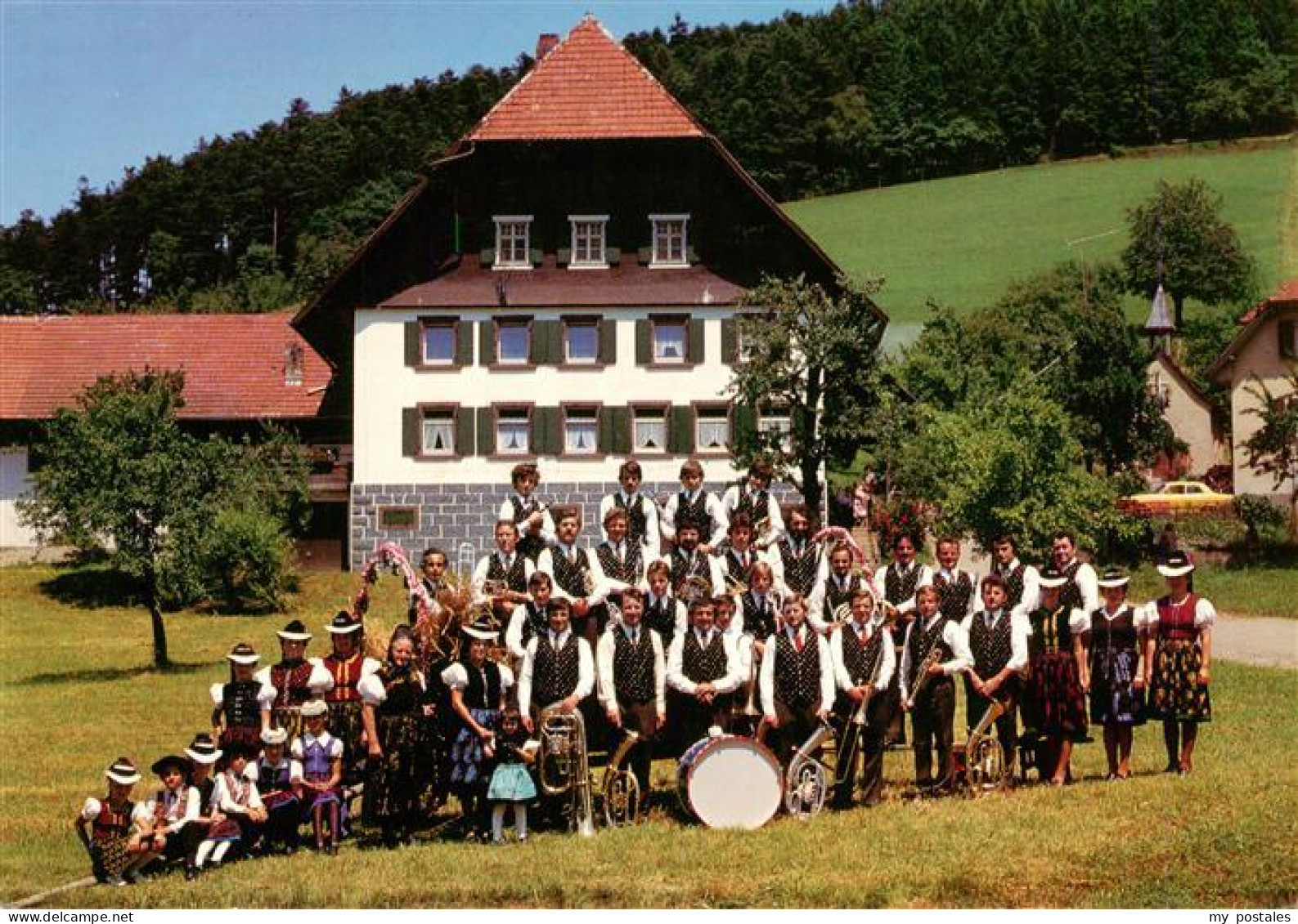 73929003 Bleibach_Gutach_Breisgau Musikverein Bleibach Mit Elztaeler Trachtengru - Gutach (Breisgau)