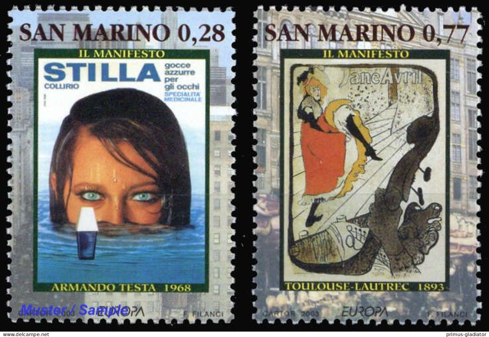 2003, San Marino, 2085-86, ** - Andere & Zonder Classificatie
