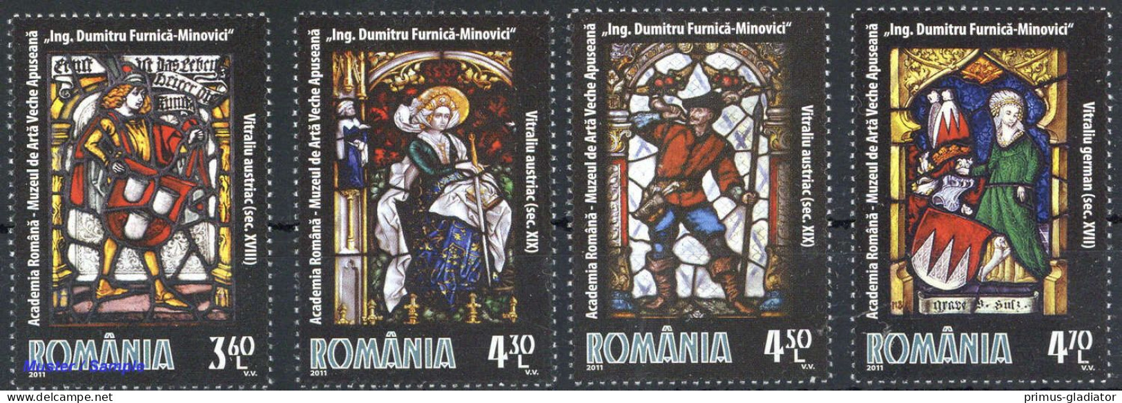 2011, Rumänien, 6546-49, ** - Autres & Non Classés