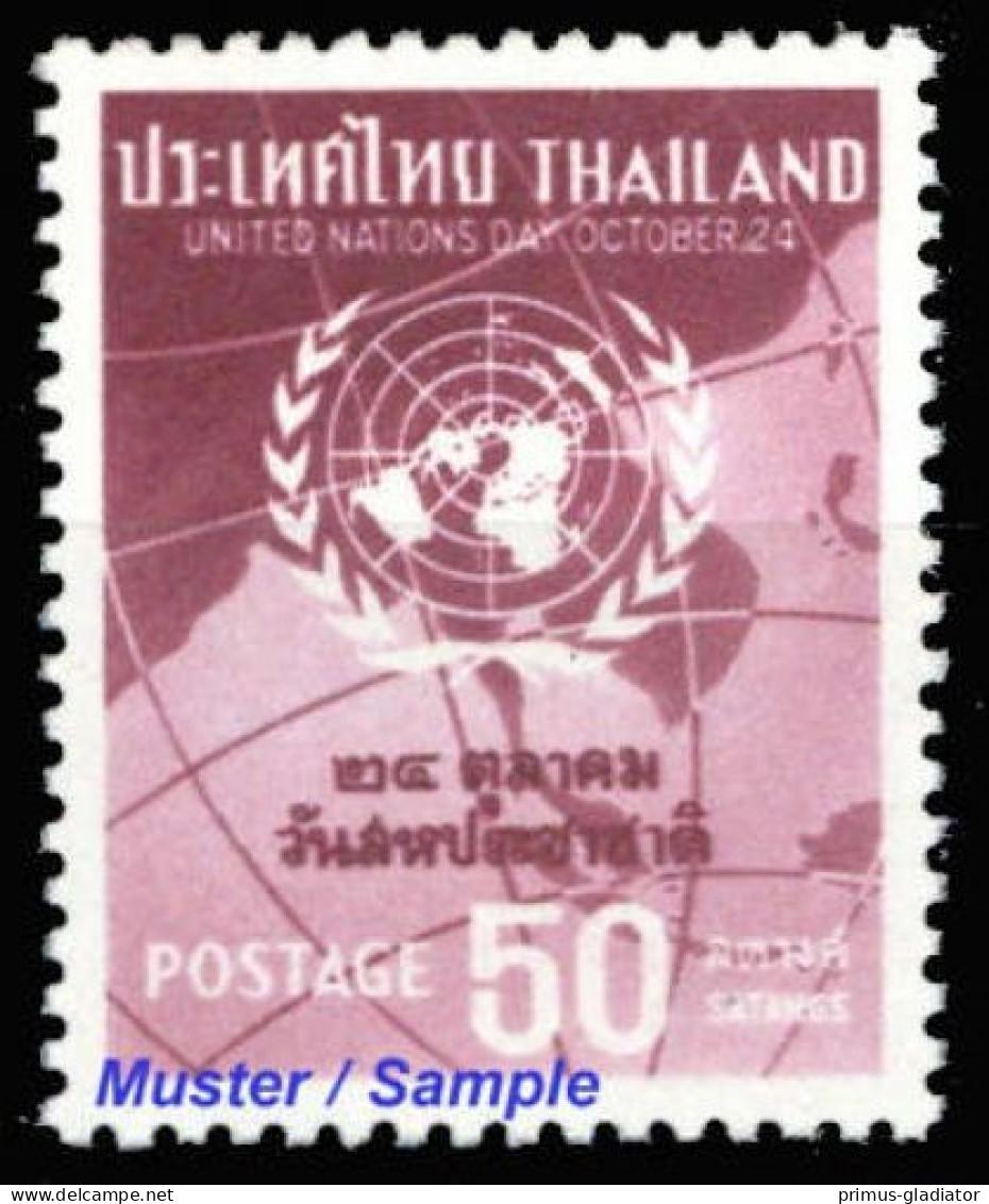 1961, Thailand, 381, ** - Thailand