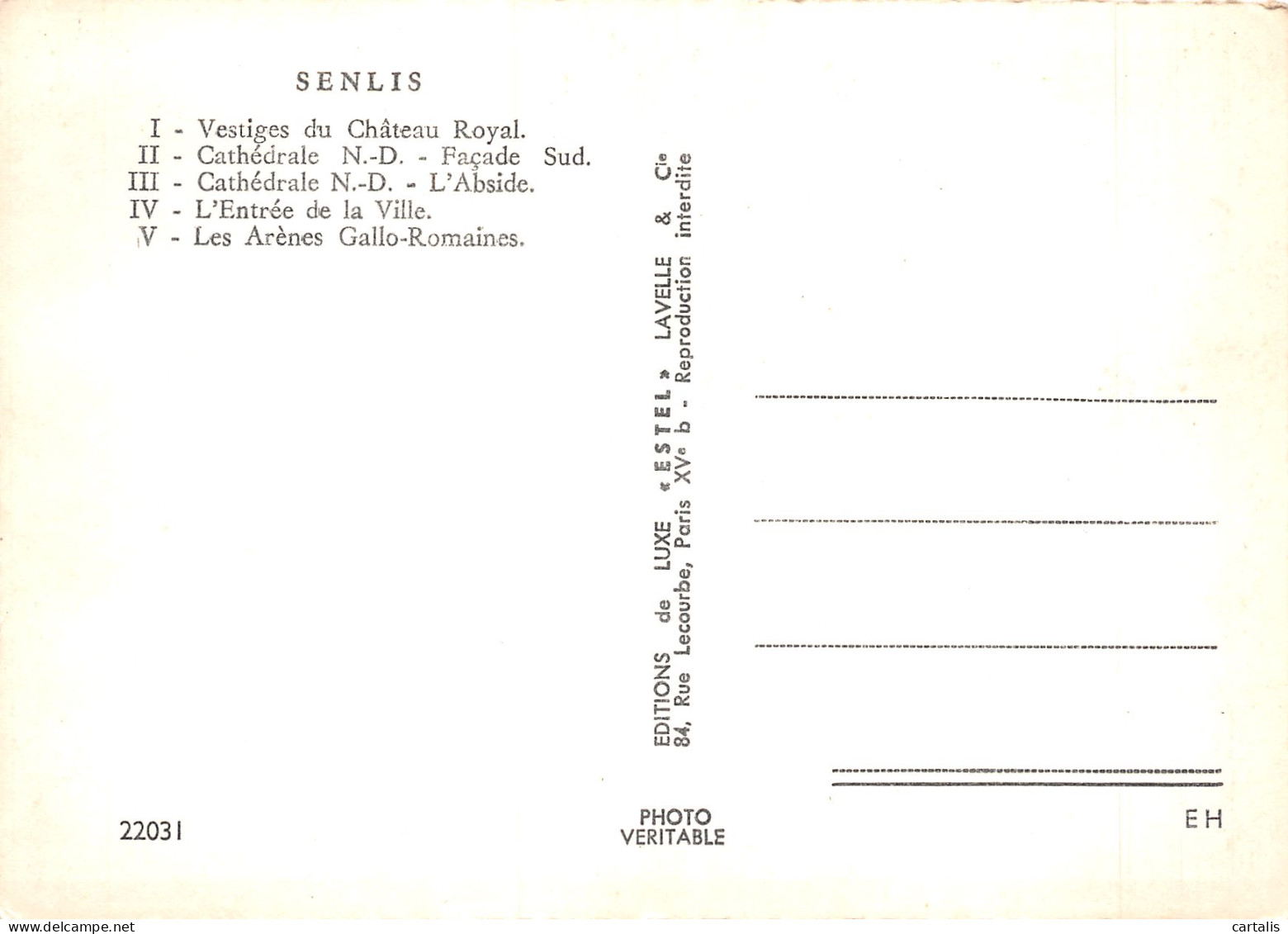 60-SENLIS-N°4254-A/0121 - Senlis