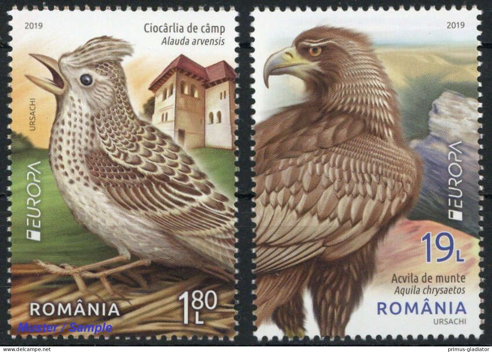 2019, Rumänien, 7531-32, ** - Other & Unclassified