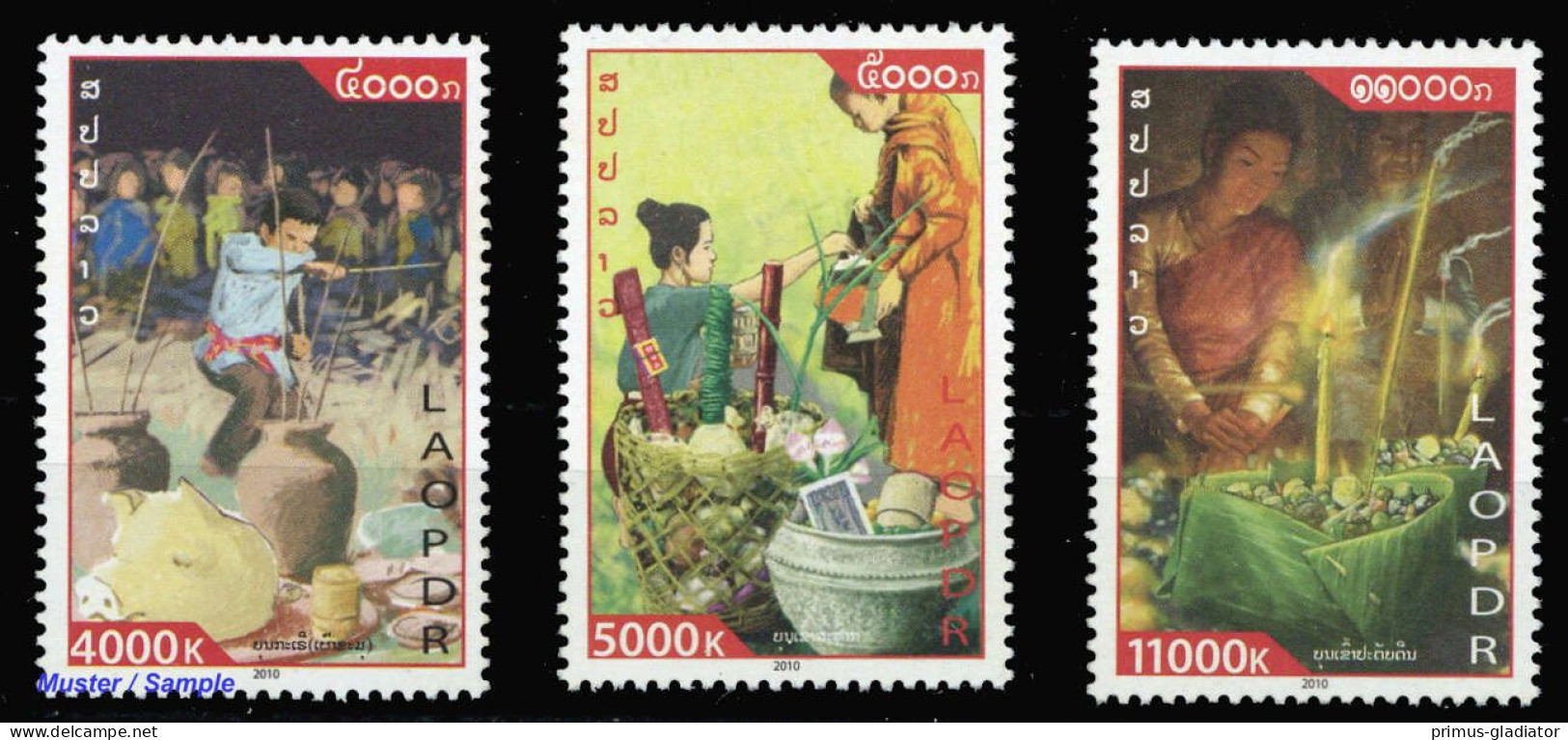 2010, Laos, 2167-69, ** - Laos