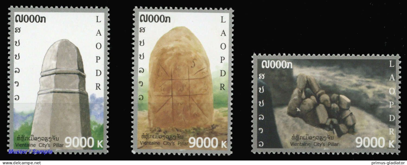 2011, Laos, 2218-20, ** - Laos