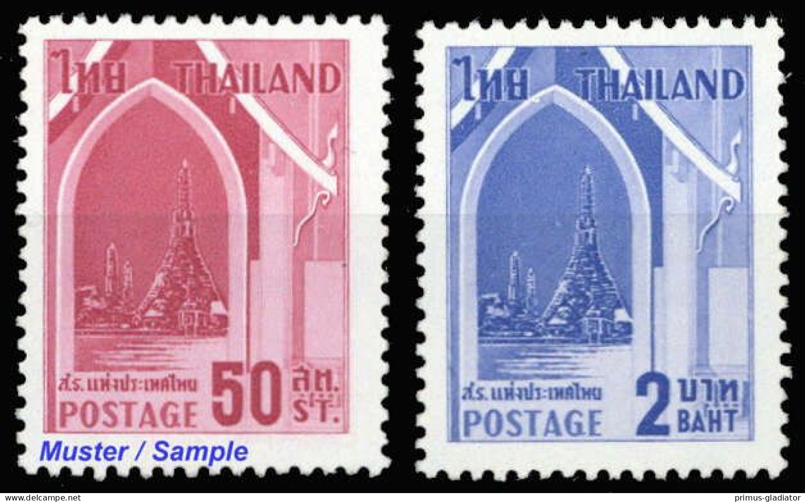 1960, Thailand, 349-50, ** - Thaïlande