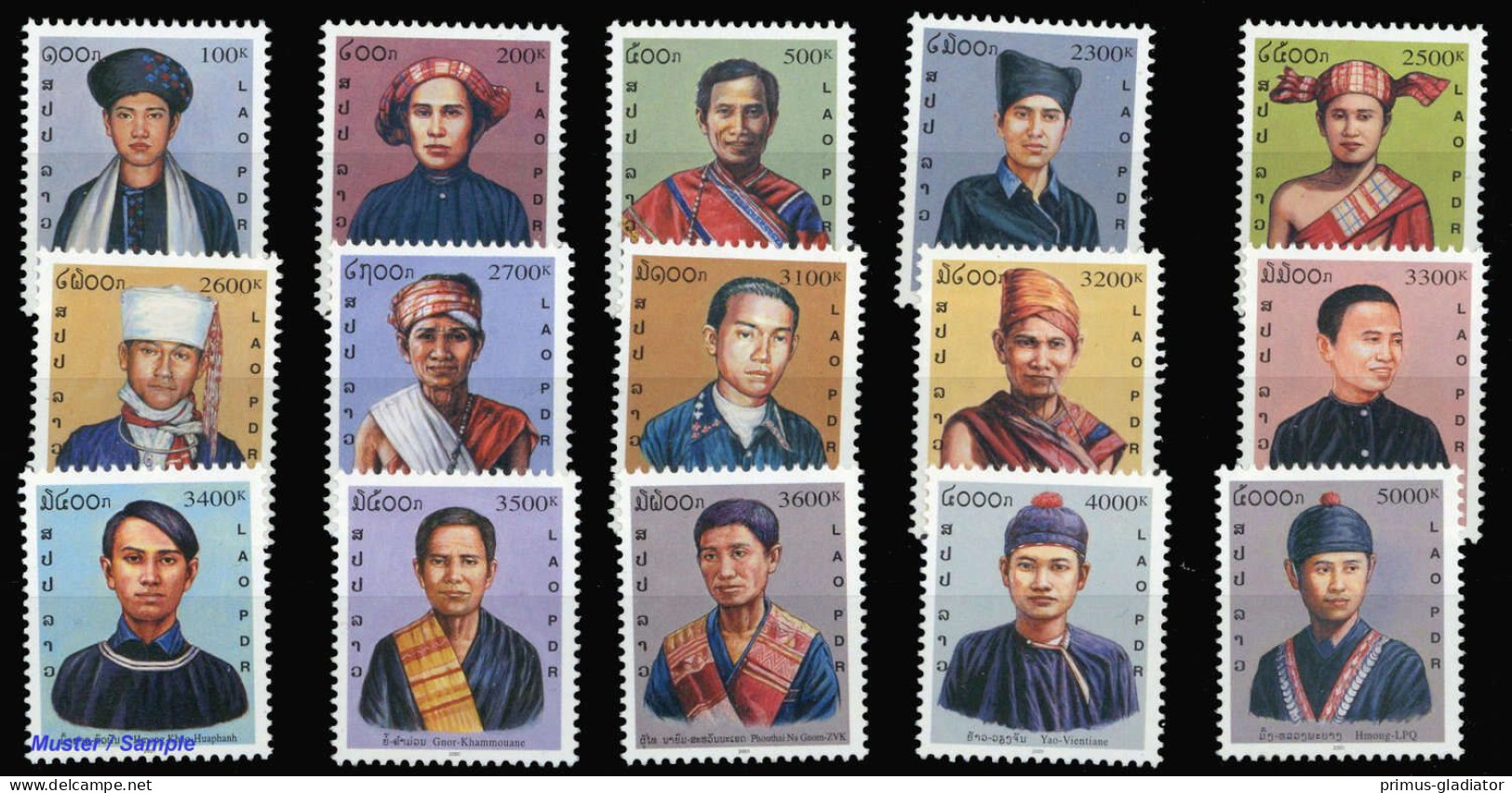 2001, Laos, 1744-58, ** - Laos