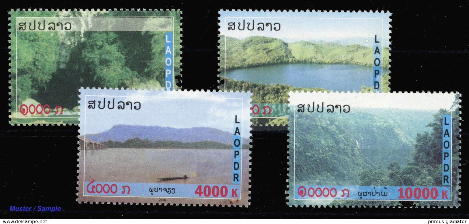 2010, Laos, 2157-60, ** - Laos