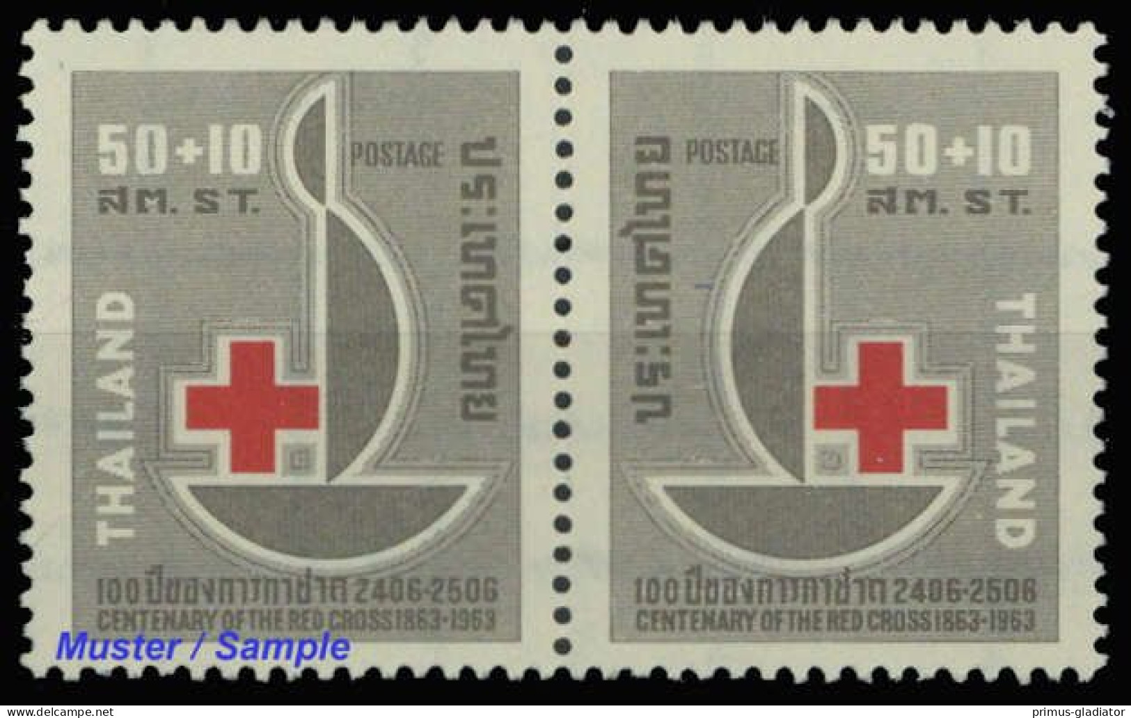 1963, Thailand, 407-08, ** - Tailandia