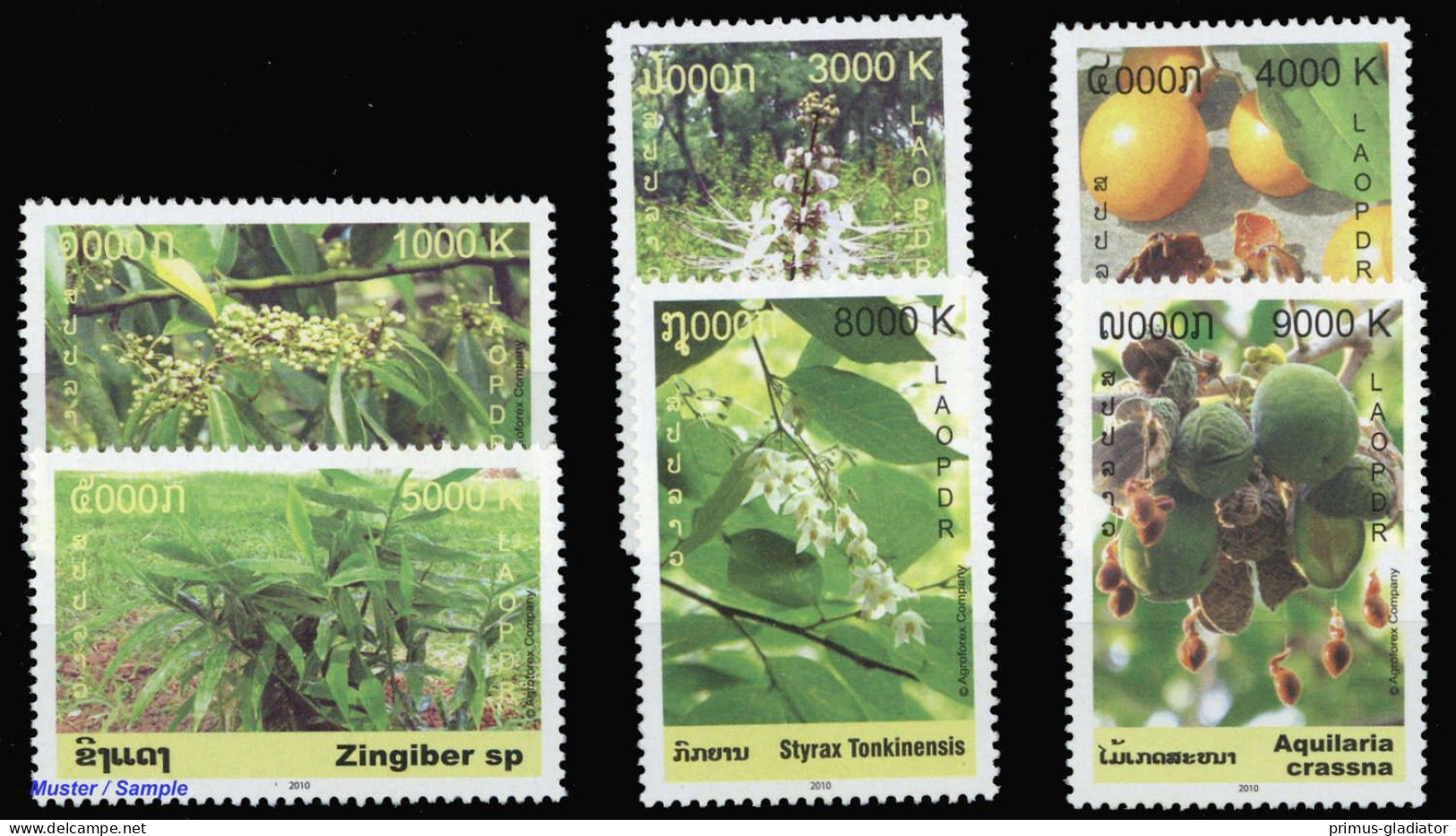 2010, Laos, 2161-66, ** - Laos