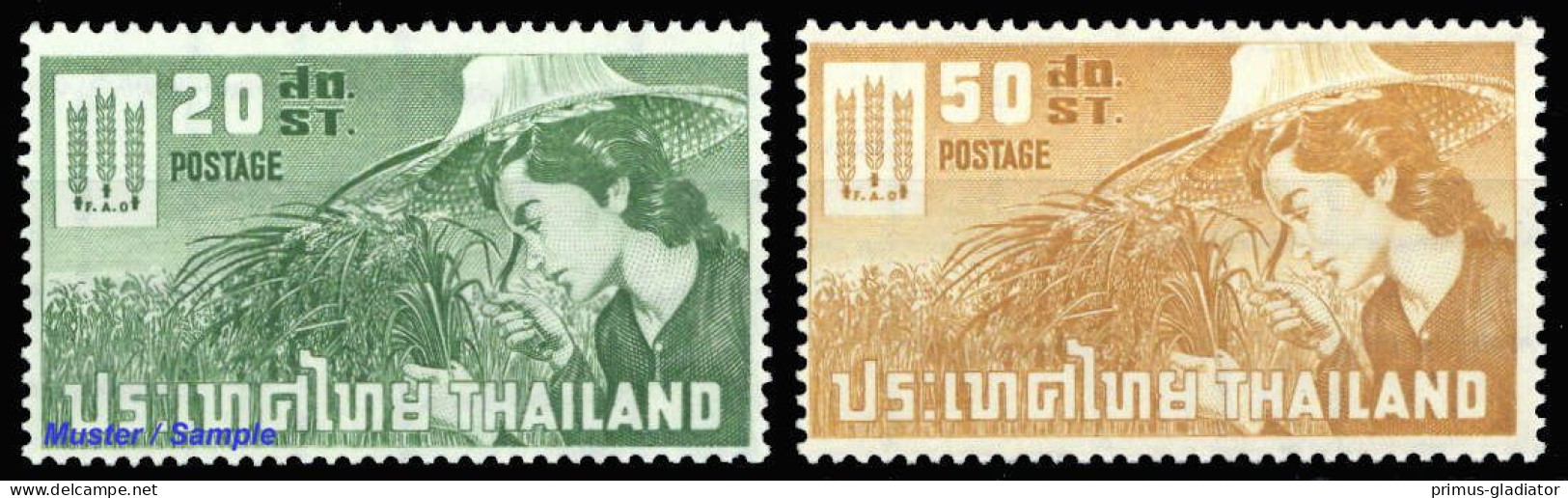 1963, Thailand, 404-05, ** - Thailand