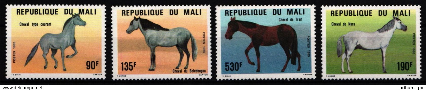 Mali 1034-1037 Postfrisch Pferde #JA331 - Malí (1959-...)