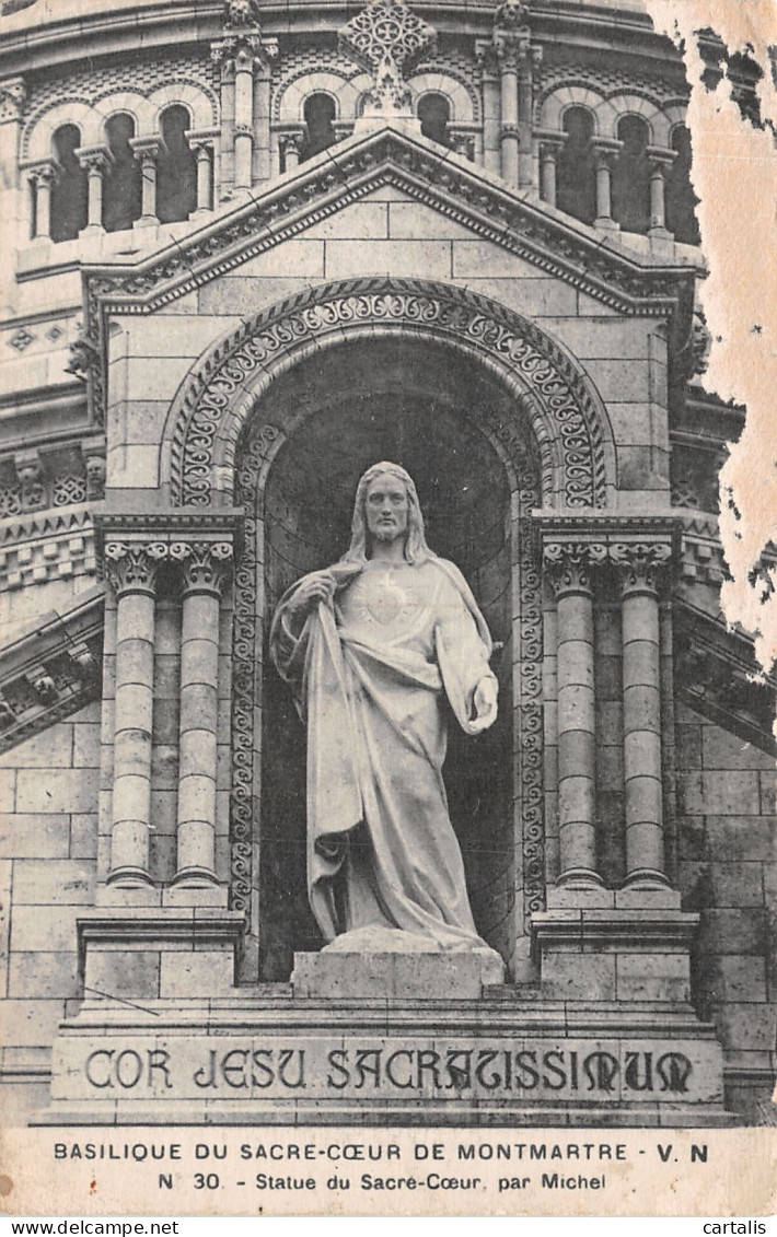 75-PARIS BASILIQUE DU SACRE CŒUR DE MONTMARTRE-N°4254-E/0143 - Sacré Coeur