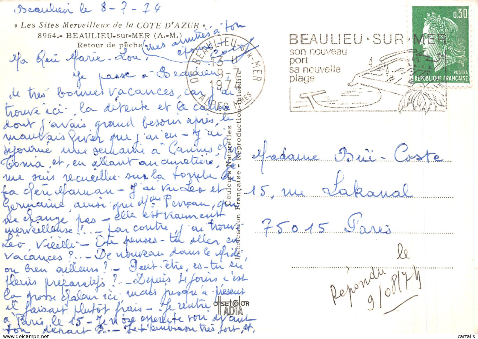 06-BEAULIEU SUR MER-N°4254-D/0273 - Beaulieu-sur-Mer