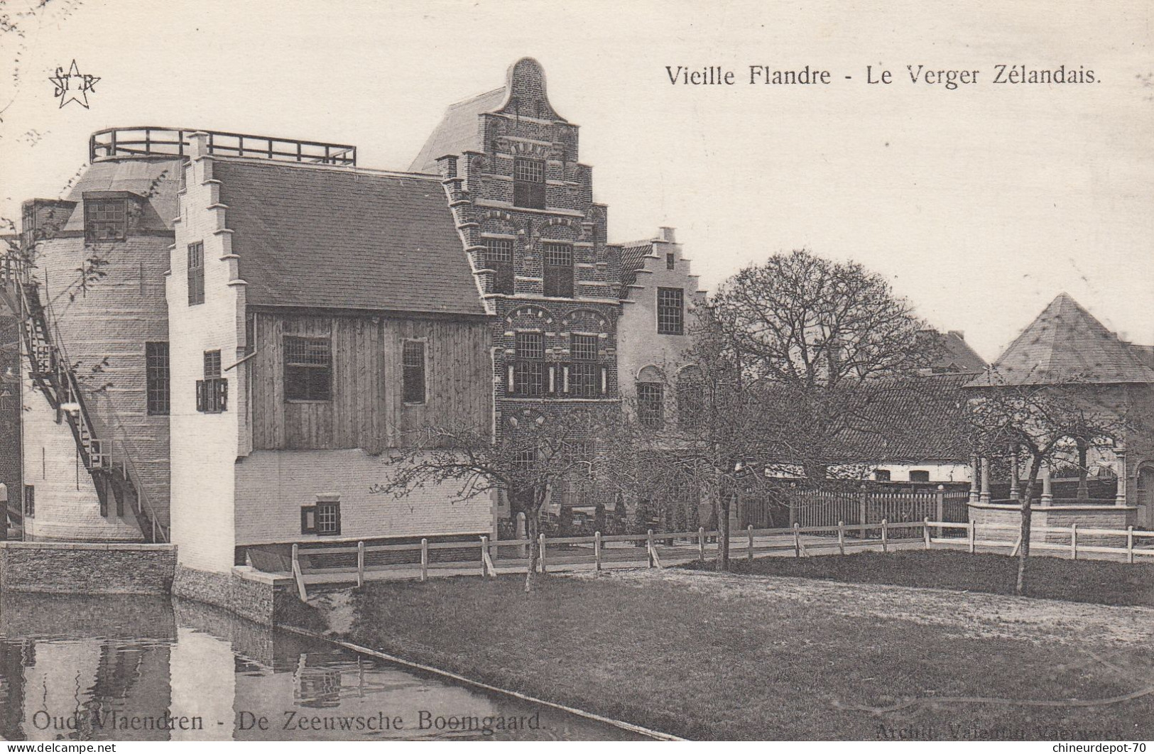 GAND  EXPOSITION 1913  VIEILLE FLANDRE  LE VERGER ZELANDAIS - Gent