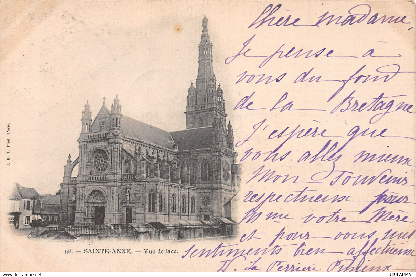 56-SAINTE ANNE D AURAY-N°T5060-H/0293 - Sainte Anne D'Auray